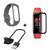 Kit Pulseira + Pelicula + Cabo Carregador Galaxy Fit 2 R-220 Chumbo