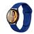 Kit Pulseira Silicone + Película Vidro p/ Galaxy Watch 4 44 Azul-Royal