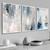 Kit Quadros Decorativos Grandes Para Sala De Estar Moderno Abstrato Moldura Moldura Branca