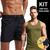 Kit Regata Academia Fitness Masculina Corrida ALGODÃO + Shorts Tactel ELASTANO 713 Verde