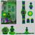 Kit Relogio Brinquedo Infantil Digital Montar Blocos Boneco Lego Batman Frozen Hulk Frozen Hulk