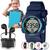 Kit Relógio de Pulso X-Watch Moda Jovem Esportivo Digital Pulseira Silicone Azul Rosa Cinza Preto Branco + Fone Bluetooth XKPPD111 - Azul