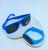 Kit Relógio Digital Led Prova água Infantil Menino/Menina + Óculos de Sol Quadrado Flexível Colorido para Crianças Azul