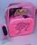 Kit Relógio Digital Led Prova água Silicone + Mochila Bolsa Princesa disney Barbie Rosa Pink Menina Creche Escola Moda Rosa