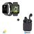 Kit Relogio Digital Smartwatch Masculino E Feminino Y68 D20 Pro + Fone inPods 12 Bluetooth Preto
