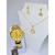Kit Relógio Feminino DHP a Prova água Todo em Aço Inox + Conjunto Colar e Brincos Folheado Ouro 18k Luxo Dourado