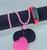 Kit Relógio Infantil Digital Led Bracelete Esportivo Prova água Silicone + Colar e Pulseira Miçangas Caixa Coraçao Vermelho