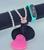 Kit Relógio Infantil Digital Led Bracelete Esportivo Prova água Silicone + Colar e Pulseira Miçangas Caixa Coraçao Verde