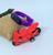 Kit Relógio Infantil Digital Led Prova água Esportivo Bracelete Silicone para Crianças +Mini Motos Motinha Corrida Roxo