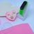 Kit Relógio Infantil Digital Led Silicone Ajustável Prova água + Conjunto Colar e Brincos Meninas Caixa Coração Moda Verde