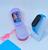 Kit Relógio Infantil Digital Menina Prova água Natação Sports Watch + Celular Brinquedo Toca Musica Som Luz Led Azul