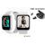 Kit Relogio Inteligente Smart Watch Y68 D20 Pro+ Fone Sem Fio Bluetooth V5.0 Branco