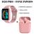 Kit Relogio Inteligente Smartwatch  Y68 D20 Pro + Fone inPods 12 Bluetooth Rosa