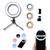 Kit Ring Light de Mesa 6" com Tripé de 16cm + Mini Ring Light de Celular - Conjunto Anel de Luz Branco