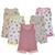 Kit Roupa De Bebê 5 Peças Macacão Regata Banho De Sol Verão Kit menina