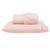 Kit Roupa de Cama Solteiro 2 Peças 180 Fios Ponto Palito Rosa