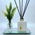 Kit Sala, Difusor Aromatizador De Ambiente, Vasinho Cristal Cubo branco dourado