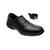 kit sapato social masculino confortavel couro legitimo com cinto Preto