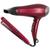 Kit Secador e Prancha Cherry Philco PKT3250 Vermelho