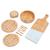 Kit Servir bambu com tábua, bowl e utensílios 11 pç - Oikos NATURAL