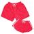 Kit Short Casal Praia Básico Viines Vermelho