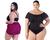 Kit Short Feminino Plus Size Saída De Praia + Body Babado Ciganinha Com fecho Bordô