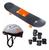 Kit Skate Profissional Proteção Esportiva e Capacete Escolha Cor Vollo Cinza