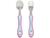 Kit Talher Infantil Inox Buba Unicórnio Rosa e Azul 2 Peças Rosa e Azul