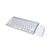 Kit Teclado e Mouse Sem Fio Tcd-02  a'gold prateado