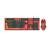 Kit Teclado Semi mecânico M450 + Mouse LED RGB Colorido Pc Gamer Vermelho