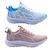 Kit Tenis 2 Pares Academia Caminhada  B, Celeste, Nude