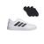 Kit Tênis Adidas Casual Courtblock Unissex + 3 Pares de Meias Pretas Branco, Preto