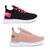 Kit Tênis Feminino Para Academia Esportivo Caminhada Combo 2 Pares Lançamento Bf Shoes Preto, Pink, Nude, Nude