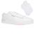 Kit Tênis Puma Jada Feminino + Par de Meia Branco, Rosa