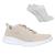 Kit Tênis Skechers Bountiful Feminino + Meia Bege