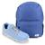 Kit Tênis Tryon Nikko Feminino + Mochila Switz Básica 2.0 Azul claro