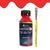 kit Tinta vermelha para couro tecido veox 100 ml+pincel vermelho