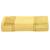 Kit toalha lavabo velour artesanalle dohler com 06 unidades Amarelo