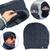 Kit Touca Gorro + Cachecol Forrada Lã Pelúcia Frio Unissex Premium Inverno Azul marinho