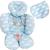 Kit Travesseiro Anatômico com Redutor Apoio de Corpo uso no Bebê Conforto e Carrinho Suporte Universal Reversível Cadeirinha Almofada Encosto Céu Azul