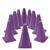 Kit Treino Futebol 10 Cones De Agilidade 19 Cm Treinamento Funcional Agilidade Ginastica Roxo