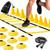 Kit Treino Futebol de Agilidade Funcional Escada Corda Amarelo