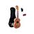 Kit Ukulele Winner Soprano 21 Sapele Palhetas Afinador Bag Natural