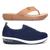 Kit Ultaconforto Modare Feminino Tênis Slip On + Tamanco Sense Flex Marinho, Bege