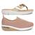 Kit Ultaconforto Modare Feminino Tênis Slip On + Tamanco Sense Flex Dourado