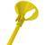 Kit Vareta para Balões - 500 unidades - 32 cm - Haste Pega Balão Amarelo