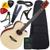 Kit Violão Eletroacústico Aço C/ Capa + 4010 Gsf1r Giannini Sunburst