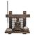 Kit Zen Buda Castiçal Incensário Pedra Esperança Japonesa  Ouro Velho