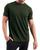 Kit03 Camisetas Masculina Lisa Poliester 30.1 Sublimacao Basica Casual Verde escuro