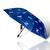 L&Q 3170L Guarda chuva Impermeável ,Desenho de carta,Interno vinil(Cloude) Azul marinho